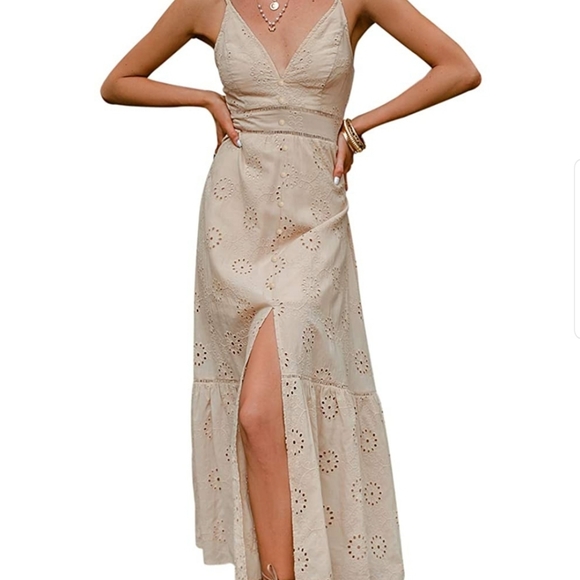 Spaghetti Strap Maxi Dress - Picture 1 of 3